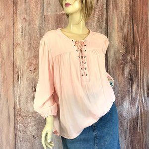 No Boundaries Peasant Top XL